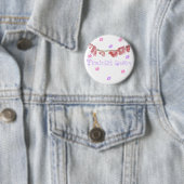 feministische koningin ( ◕ ‿ ◕ ✿ ) ronde button 5,7 cm (In situ)