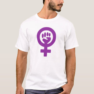 Feministische kracht/vrouwenkracht t-shirt
