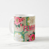 Feministische  mok behangselpapier (Voorkant links)