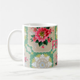 Feministische mok behangselpapier