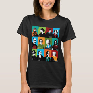 Feministische pictogrammen t-shirt