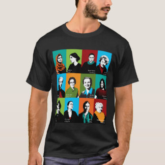 Feministische pictogrammen t-shirt