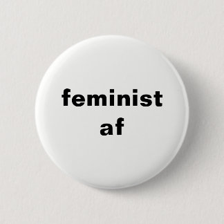 feministische ronde-knop ronde button 5,7 cm