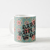 Feministische   roos mok (Voorkant links)