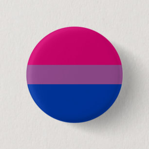 feministische tegenstander van bi - bisexual pride ronde button 3,2 cm