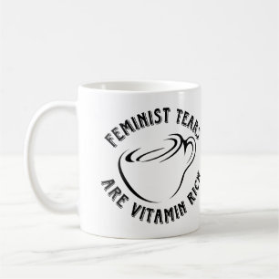 Feministische tranen koffiemok