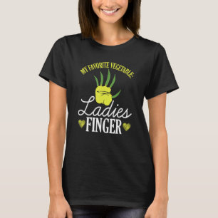 Feministische Tuinierder Dames Vinger Sterke Vrouw T-shirt