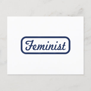 Feministische Vrouw Macht T Shirt T-shirt GiftFem Briefkaart