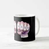 Feministische vuisten koffiemok (Voorkant rechts)