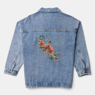 Femme à fleurs simples