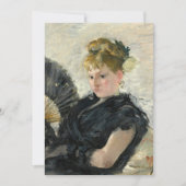 Femme À L’éventail | Berthe Morisot (Voorkant)