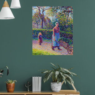 Femme à la brouette Camille Pissarro 1892 Poster