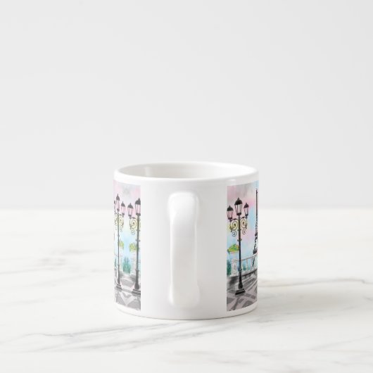 Femme À Paris Espresso Mug Tour Eiffel (Dos)