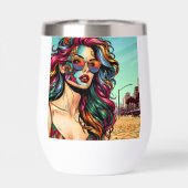 Femme Abstraite personnalisée à la plage (Arrière)