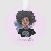 Femme afro-américaine pétillante (devant)