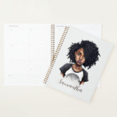 Femme afro chic et classique (Devant avec enveloppe)