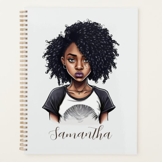 Femme afro chic et classique (Devant)
