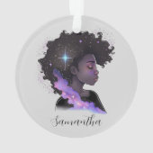 Femme Afro-étincelante (dos)