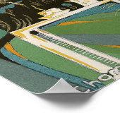 Femme Art Déco vintage sur canapé, Chompre (Coin)