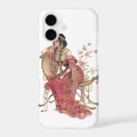 Femme Art Nouveau Exotique en Costume Orné