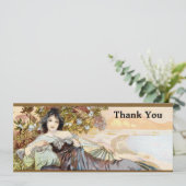 Femme Art nouveau par Alphonse Mucha Modèle (Debout devant)