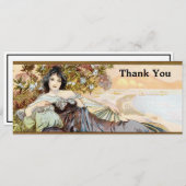 Femme Art nouveau par Alphonse Mucha Modèle (Devant / Derrière)