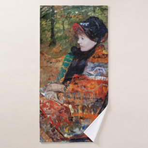Femme assise sur un banc, Mary Cassatt