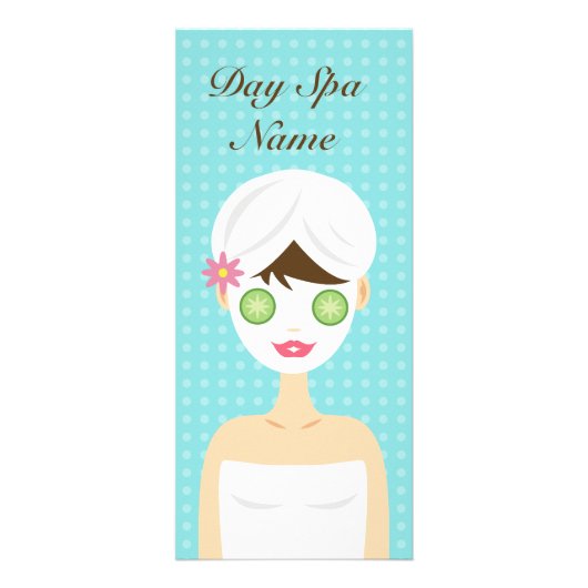 Femme au bain avec un menu de service de masque fa (Devant)