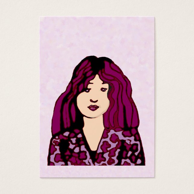Femme aux cheveux violets (Devant)