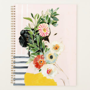 Femme aux fleurs