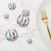 Femme avec ballon à Paris Tour Confetti Eiffel (Groupe)