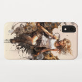 Femme avec Bottes iPhone / coque ipad (Dos (Horizontal))
