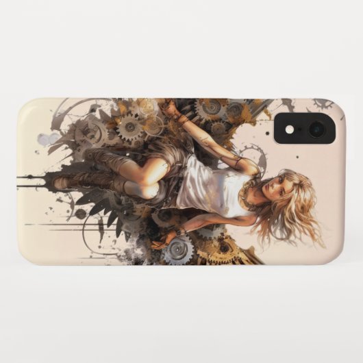 Femme avec Bottes iPhone / coque ipad (Dos (Horizontal))