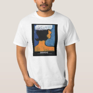 "Femme avec Charpeau Blanche" door Zermeno T-shirt