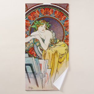 Femme avec du pavot, Mucha