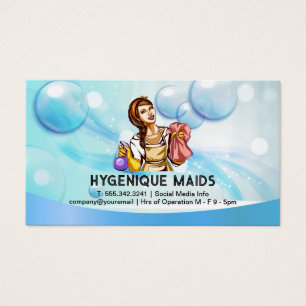 Femme avec fournitures de nettoyage Bulles Fizz