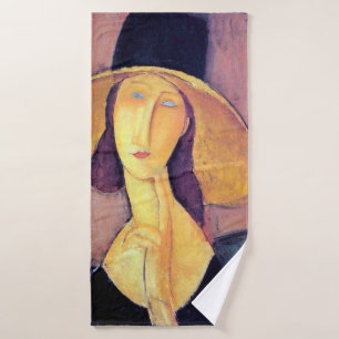 Femme avec grand Casquette, Modigliani