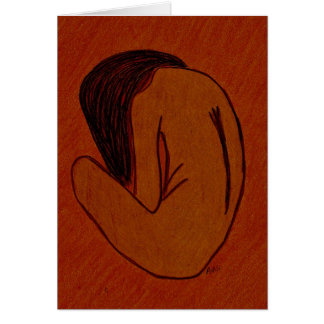femme avec la honte