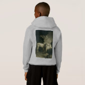 Femme avec le cheval blanc (Dos entier)