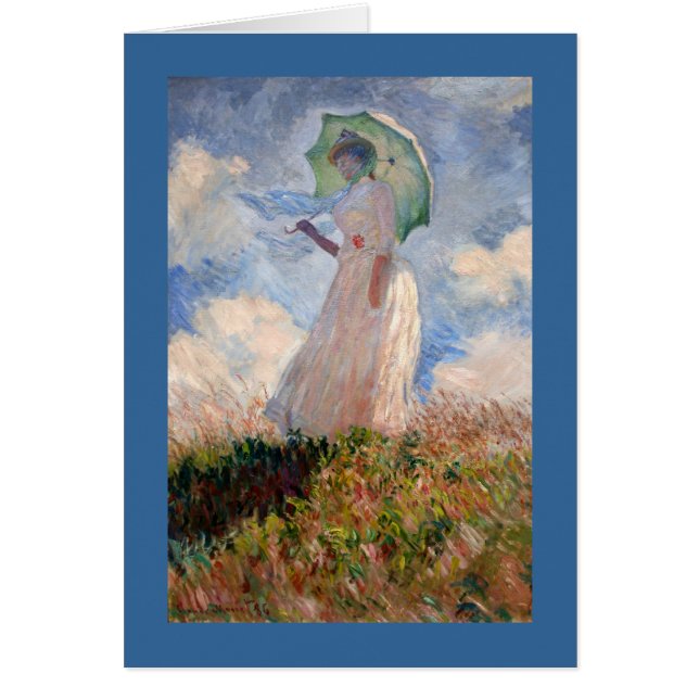Femme avec le parasol (Devant)