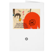 FEMME AVEC MIROIR ROUGE Déco Beauté Maquillage mod (Dos)