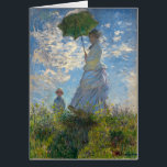 Femme avec parasol - Madame Monet et son fils<br><div class="desc">Femme avec un parasol - Madame Monet et Son Fils. Cette femme avec un parapluie peint contre la lumière et d'en bas est Camille, la femme de Monet, et leur fils Jean. Claude Monet (1840 - 1926) fut un fondateur de la peinture impressionniste française, et le praticien le plus cohérent...</div>