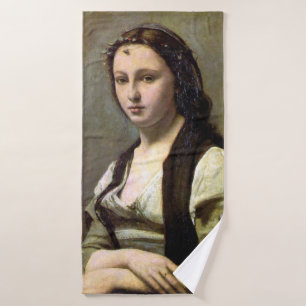 Femme avec perle, Camille Corot, 1868-1870