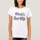 Femme avec texte gris T-shirt (Devant)