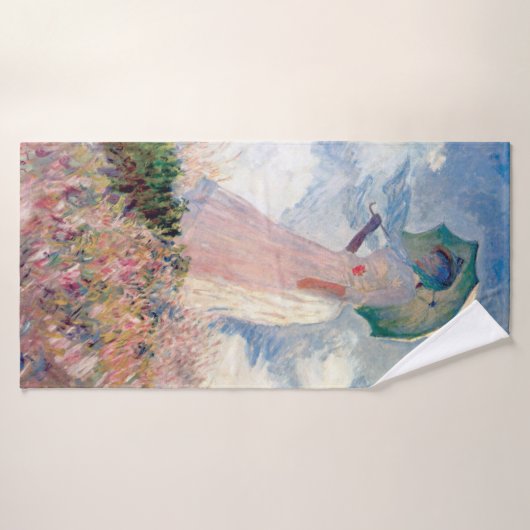 Femme avec un parasol, Claude Monet, 1886 (Serviette de bain)