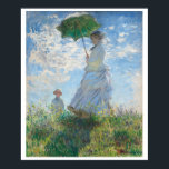 "FEMME AVEC UN PARASOL" POSTER CLAUDE MONET<br><div class="desc">"FEMME AVEC UN PARASOL,  MADAME MONET ET SON FILS" CLAUDE MONET FINE ART POSTER</div>