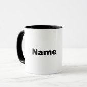 Femme Baker Nom personnalisé Mug (Devant gauche)