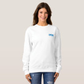 Femme - Blanc - Sweat - DCH Blue Logo (Devant entier)