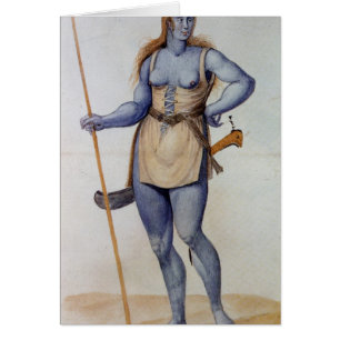 Femme britannique antique