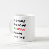 femme bulgare, énorme Mug (Devant gauche)